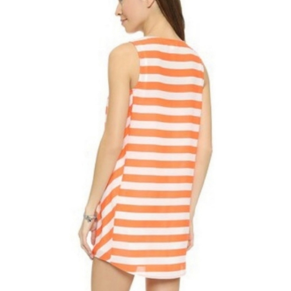 Jack by BB Dakota Dresses & Skirts - 🌿Jack | Orange White Colorblock Striped Dress